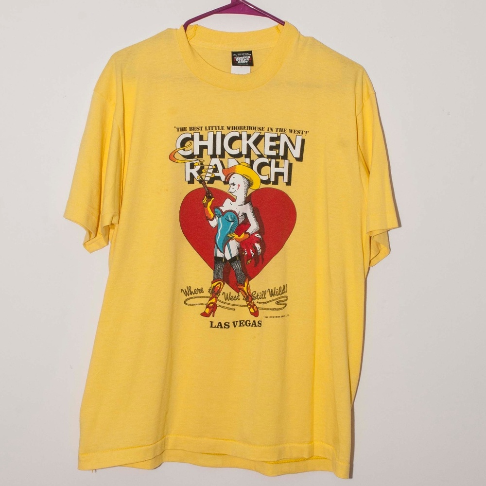 Vintage Chicken Ranch Brothel Las Vegas Shirt